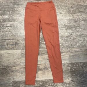 Peruvian Connection Copper Color Spa Leggings Size XL NWT